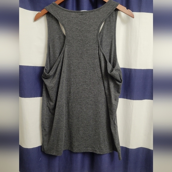 💀 Gray Skull Graphic Tank Top – Edgy Casual Streetwear | Size Large - Picture 3 of 5